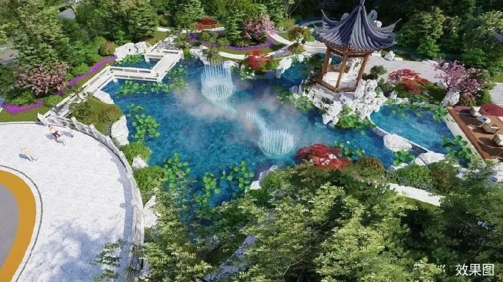 裕升紫悅府 | 無水不成景！為什么只有高端住宅才有大型水景？